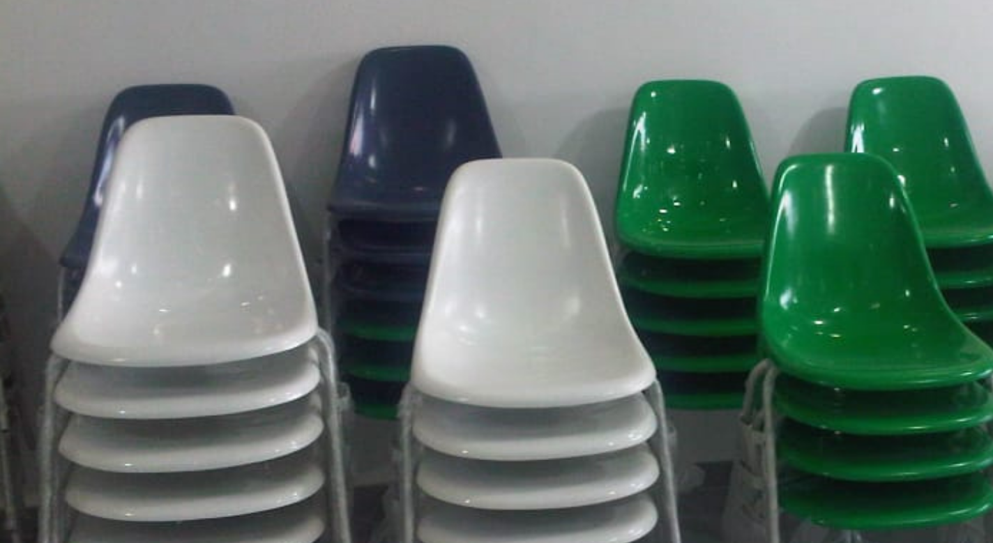 silletería en fibra de vidrio